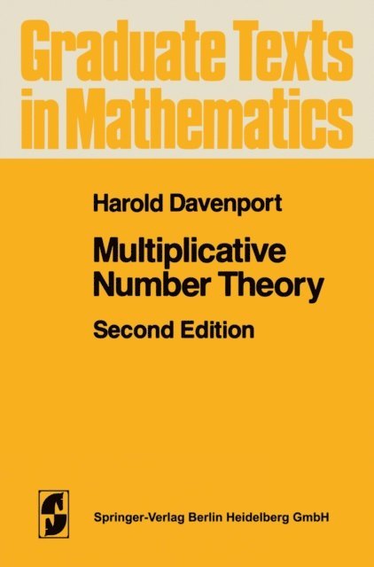 H. Davenport - Multiplicative Number Theory, E-bok