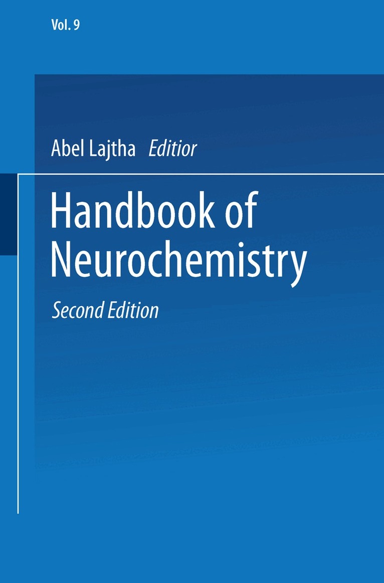Abel Lajtha - Alterations of Metabolites in the Nervous System, Häftad