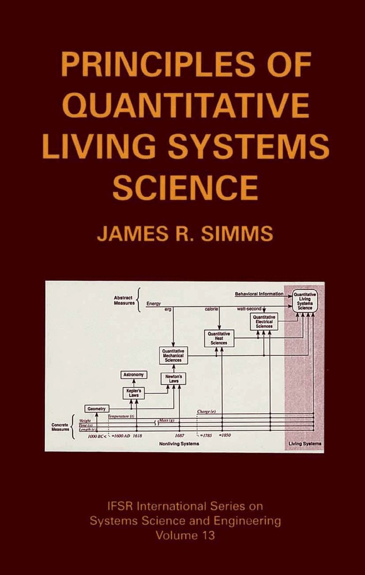 James R. Simms - Principles of Quantitative Living Systems Science, Häftad