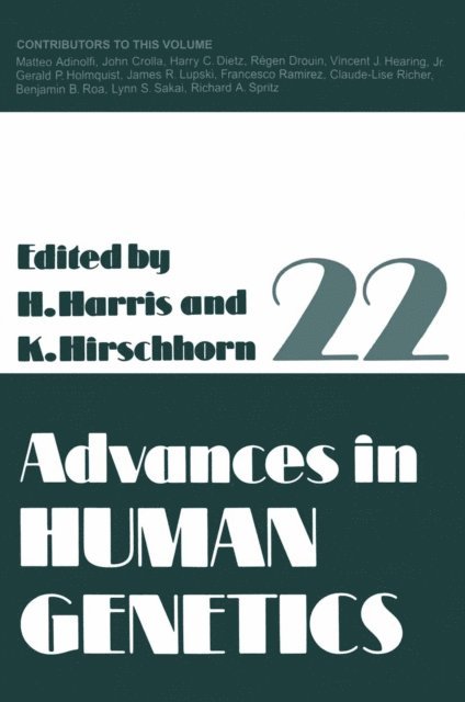 Kurt Hirschhorn, Harry Harris - Advances in Human Genetics, E-bok