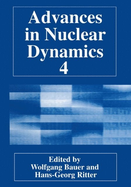 Hans-Georg Ritter, Wolfgang Bauer - Advances in Nuclear Dynamics 4, E-bok