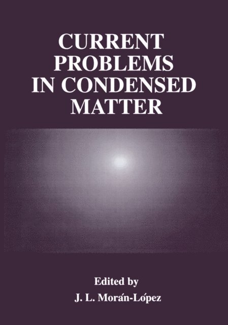 J.L. Moran-Lopez - Current Problems in Condensed Matter, E-bok