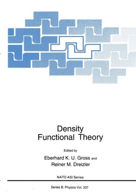 Reiner M. Dreizler, Eberhard K.U. Gross - Density Functional Theory, E-bok