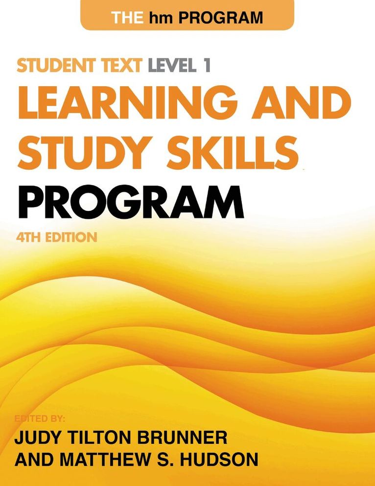 Judy Tilton Brunner, Matthew S. Hudson - hm Learning and Study Skills Program, Häftad