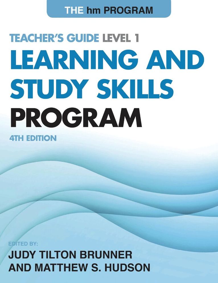 Judy Tilton Brunner, Matthew S. Hudson - hm Learning and Study Skills Program, Häftad