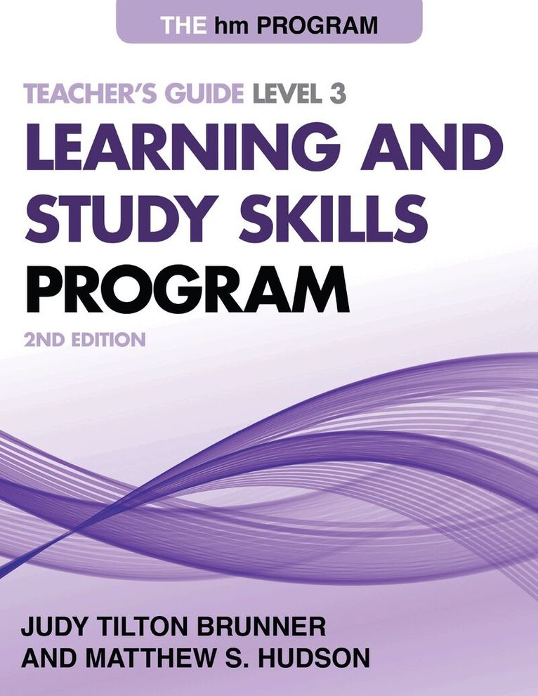 Judy Tilton Brunner, Matthew S. Hudson - HM Learning and Study Skills Program, Häftad