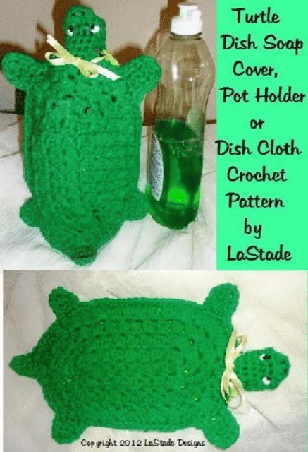 Lori Stade - Turtle DIsh Soap Cover, Hot Pad or Dish Cloth Crochet Pattern, E-bok. Tillgänglighet: Lägg i varukorg