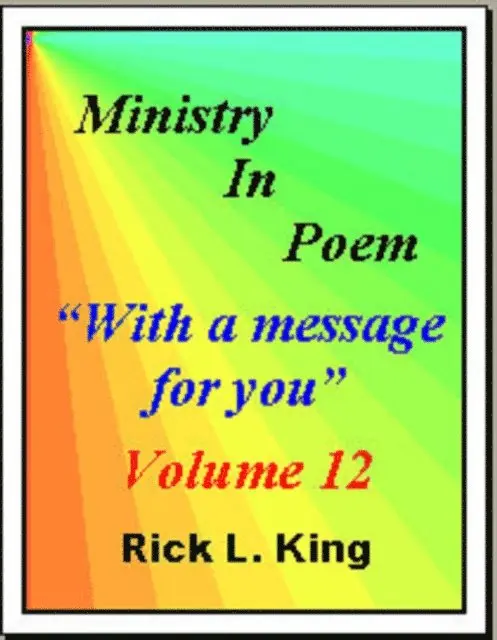 Rick King - Ministry in Poem Vol 12, E-bok. Tillgänglighet: Lägg i varukorg