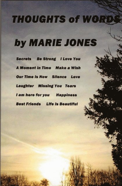 Marie Jones - Thoughts of Words, E-bok