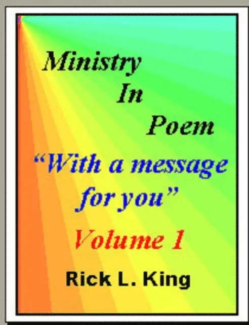 Rick King - Ministry in Poem Vol 1, E-bok. Tillgänglighet: Lägg i varukorg