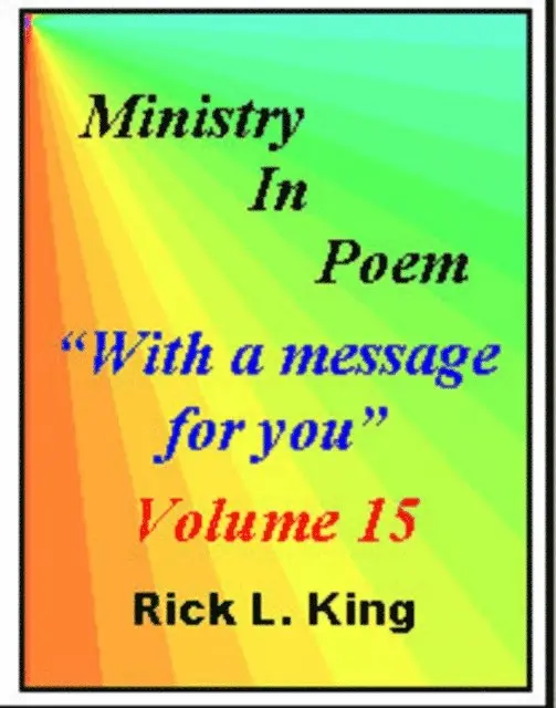 Rick King - Ministry in Poem Vol 15, E-bok. Tillgänglighet: Lägg i varukorg
