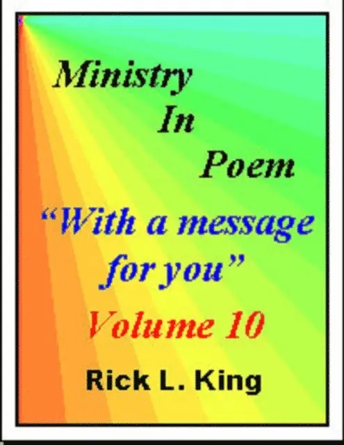 Rick King - Ministry in Poem Vol 10, E-bok. Tillgänglighet: Lägg i varukorg