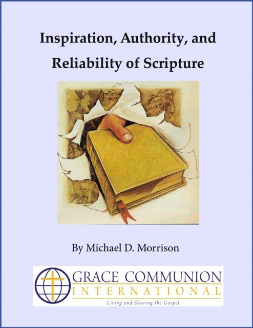 Michael D. Morrison - Inspiration, Authority, and Reliability of Scripture, E-bok