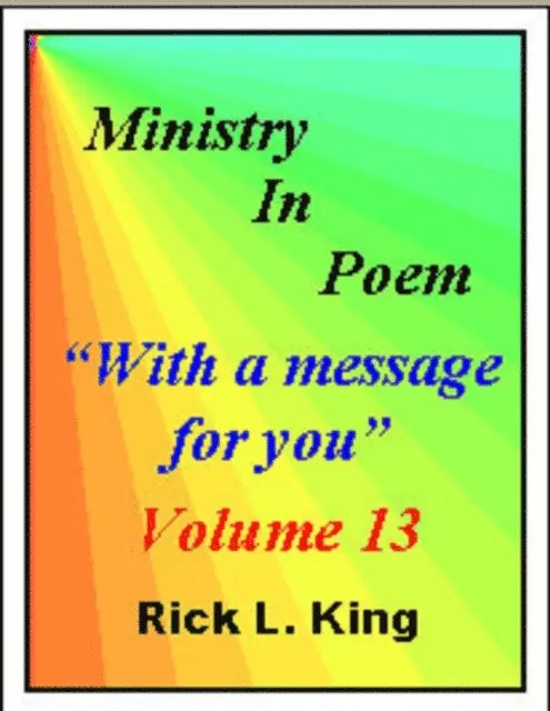 Rick King - Ministry in Poem Vol 13, E-bok. Tillgänglighet: Lägg i varukorg