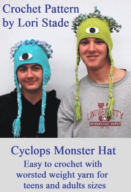 Lori Stade - Cyclops Monster Hat for Teens Crochet Pattern, E-bok. Tillgänglighet: Lägg i varukorg