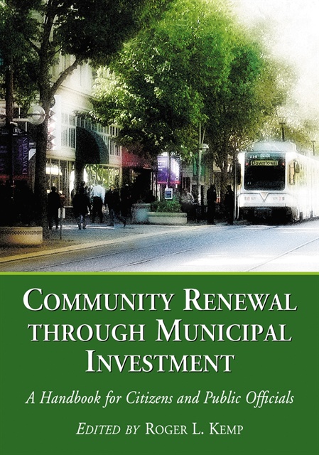 Kemp Roger L. Kemp - Community Renewal through Municipal Investment, E-bok