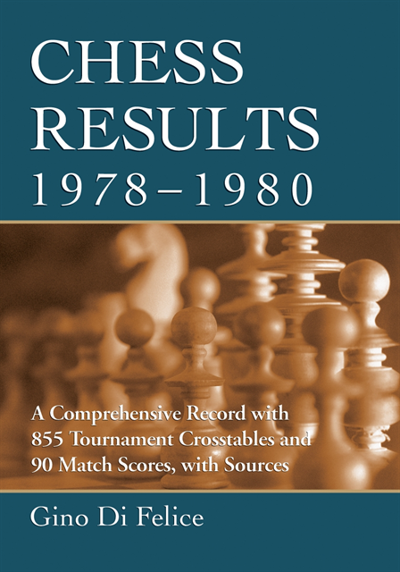 Di Felice Gino Di Felice - Chess Results, 1978-1980, E-bok. Tillgänglighet: Lägg i varukorg