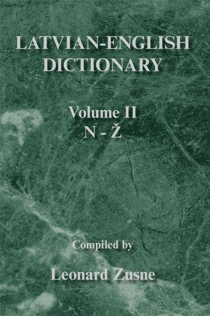 Leonard Zusne - Latvian-English Dictionary, E-bok