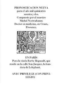 Manuel Sanchez - Nostradamus. Pronosticacion nueva para 1562, Häftad. Tillgänglighet: Lägg i varukorg