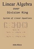 Linear Algebra over Division Ring