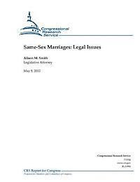 Alison M. Smith - Same-Sex Marriages: Legal Issues, Häftad. Tillgänglighet: Lägg i varukorg