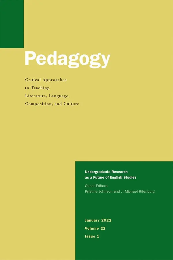 Kristine Johnson, J. Michael Rifenburg - Undergraduate Research As a Future of English Studies, Häftad. Tillgänglighet: Tillfälligt slut