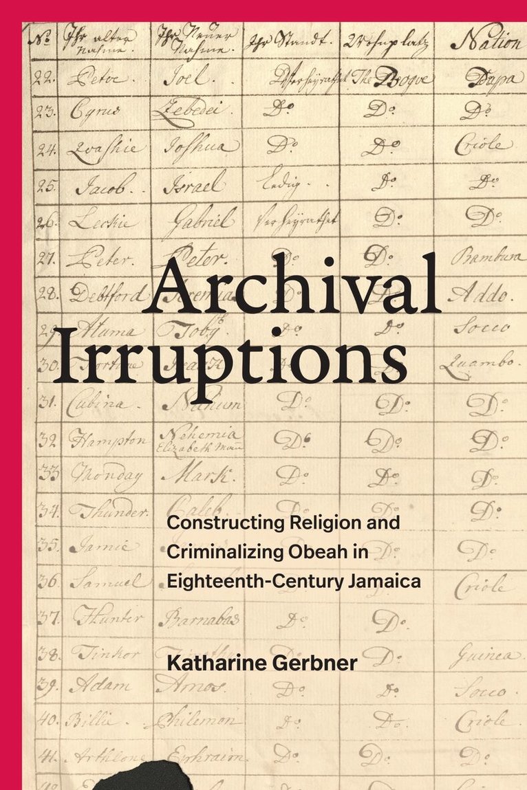 Katharine Gerbner - Archival Irruptions, Inbunden. Tillgänglighet: Lägg i varukorg