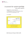 A scenario for systems geology (full colour edition): Suggestions concerning the emerging geoscience knowledge system and the future geological map