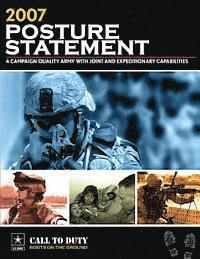 United States Army - 2007 Posture Statement: A Campaign Quality Army With Joint and Expeditionary Capabilites, Häftad. Tillgänglighet: Lägg i varukorg