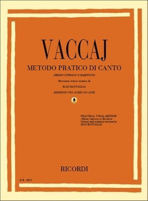 Elio Battaglia - Metodo Practico: Mezzo-Soprano/Baritone - Book/CD [With CD (Audio)], Häftad