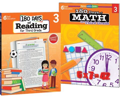 Multiple Authors - 180 Days™: Reading & Math Grade 3: 2-Book Set, Häftad
