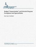 Budget 'Sequestration' and Selected Program Exemptions and Special Rules