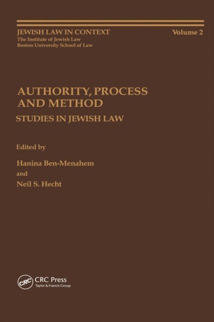 Neil S. Hecht, Hanina Ben-Menahem - Authority, Process and Method, E-bok