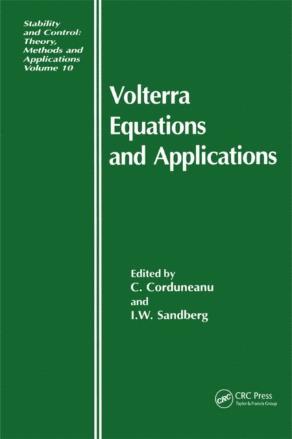 I Sandberg, C. Corduneanu - Volterra Equations and Applications, E-bok