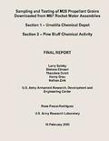 Sampling and Testing of M28 Propellant Grains Downloaded from M67 Rocket Motor Assemblies Final Report - Section 1 - Umatilla Chemical Depot; Section