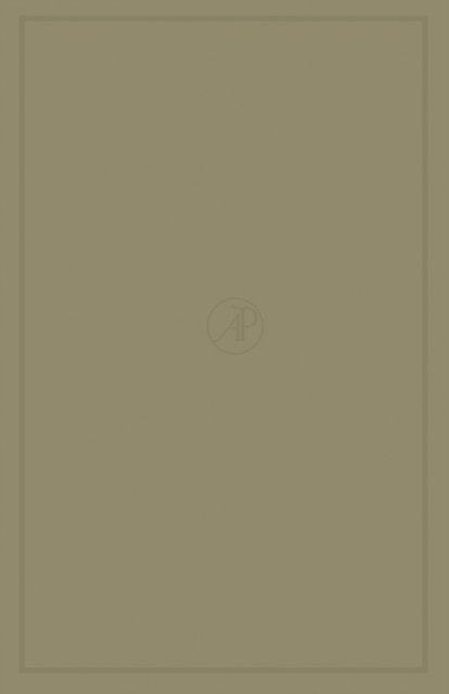 Richard W. Hoffman, Maurich H. Francombe, Georg Hass - Physics of Thin Films, E-bok