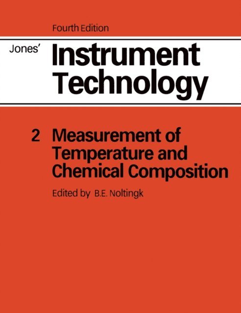 B E Noltingk - Measurement of Temperature and Chemical Composition, E-bok. Tillgänglighet: Lägg i varukorg