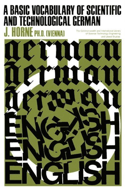 J. Horne, Robert Robinson - Basic Vocabulary of Scientific and Technological German, E-bok