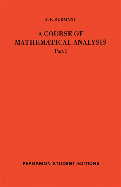 A. F. Bermant, M. Stark, S. Ulam, I. N. Sneddon - Course of Mathematical Analysis, E-bok