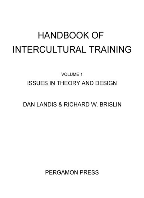 Richard W. Brislin, Dan Landis - Handbook of Intercultural Training, E-bok