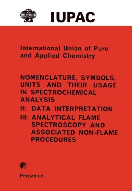 Sam Stuart - International Union of Pure and Applied Chemistry, E-bok