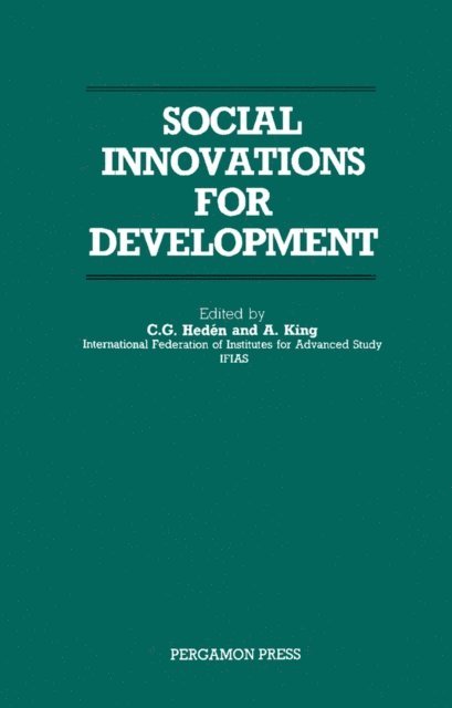 A. S. King, C. G. Heden - Social Innovations for Development, E-bok