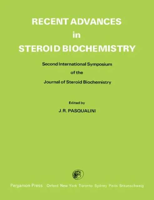 J. R. Pasqualini - Recent Advances in Steroid Biochemistry, E-bok. Tillgänglighet: Lägg i varukorg