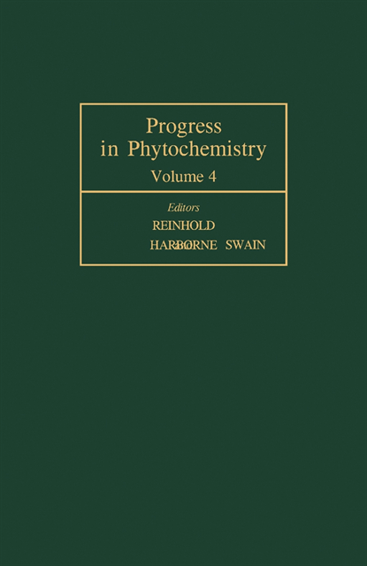 T Swain, J. B. Harborne, L. Reinhold - Progress in Phytochemistry, E-bok