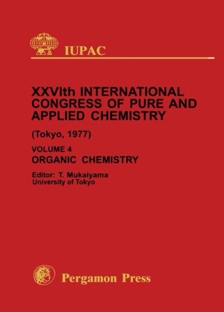 T. Mukaiyama - Organic Chemistry, E-bok