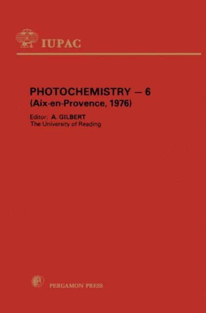 A. Gilbert - Photochemistry - 6, E-bok