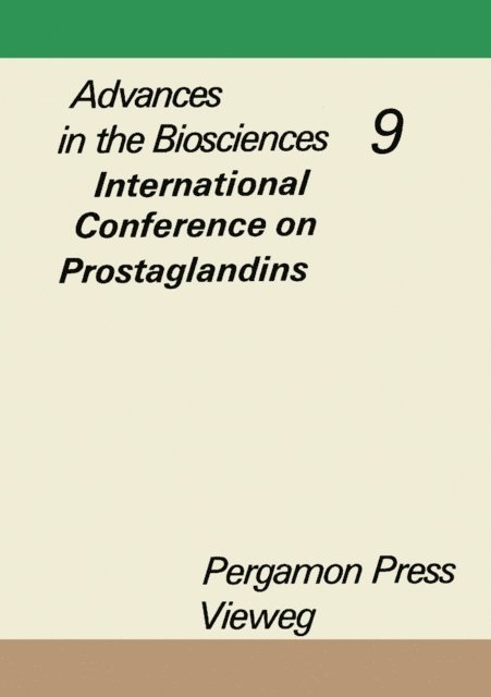 Stig M. Bergstrom - Advances in the Biosciences, E-bok