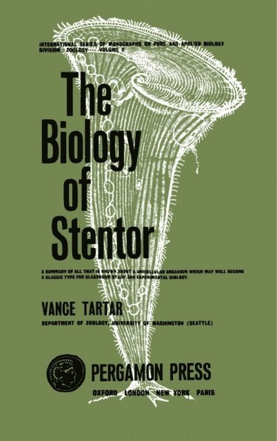 Vance Tartar, G. A. Kerkut - Biology of Stentor, E-bok
