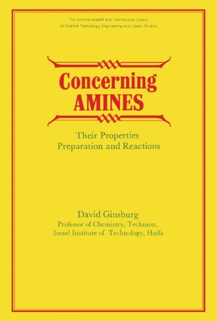 David Ginsburg, Robert Robinson - Concerning Amines, E-bok