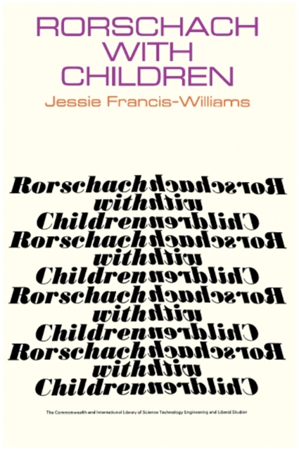 Jessie Francis-Williams, Hugh L. Freeman - Rorschach with Children, E-bok